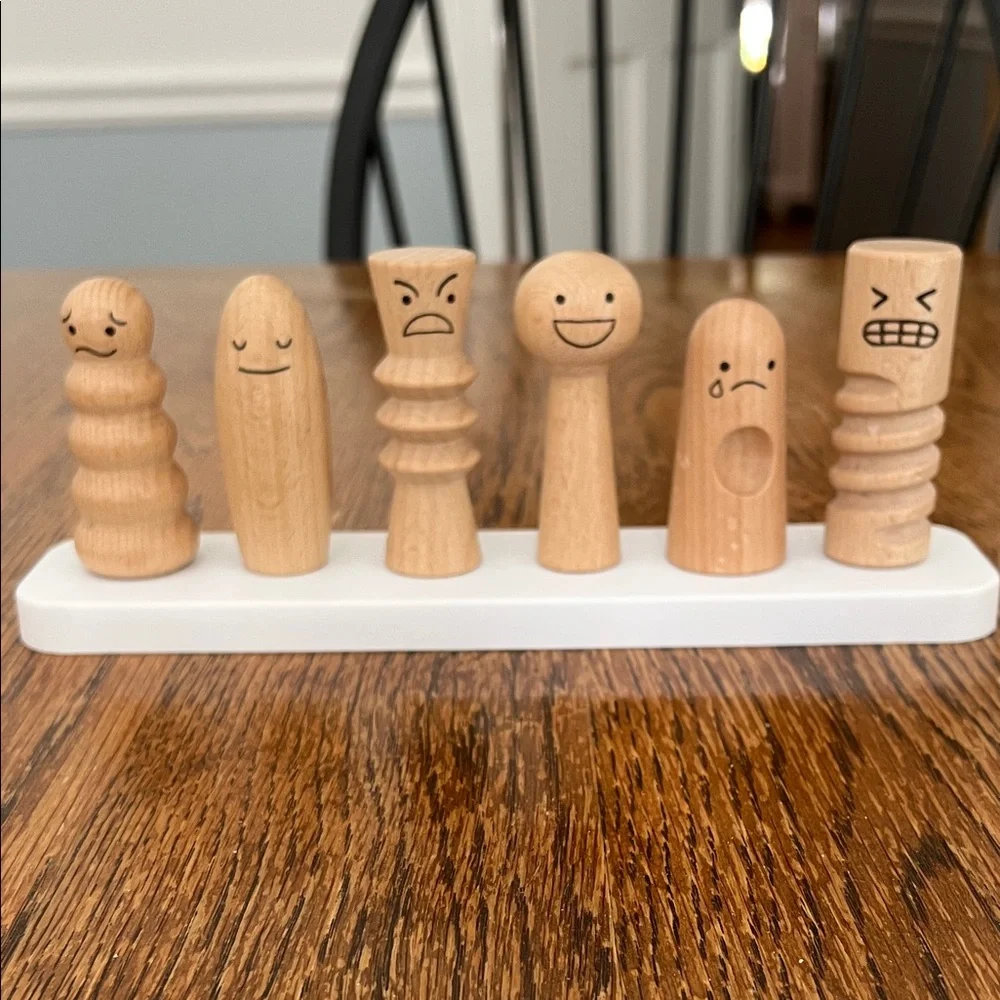 Lovevery Wooden Emotions Stacking Toy